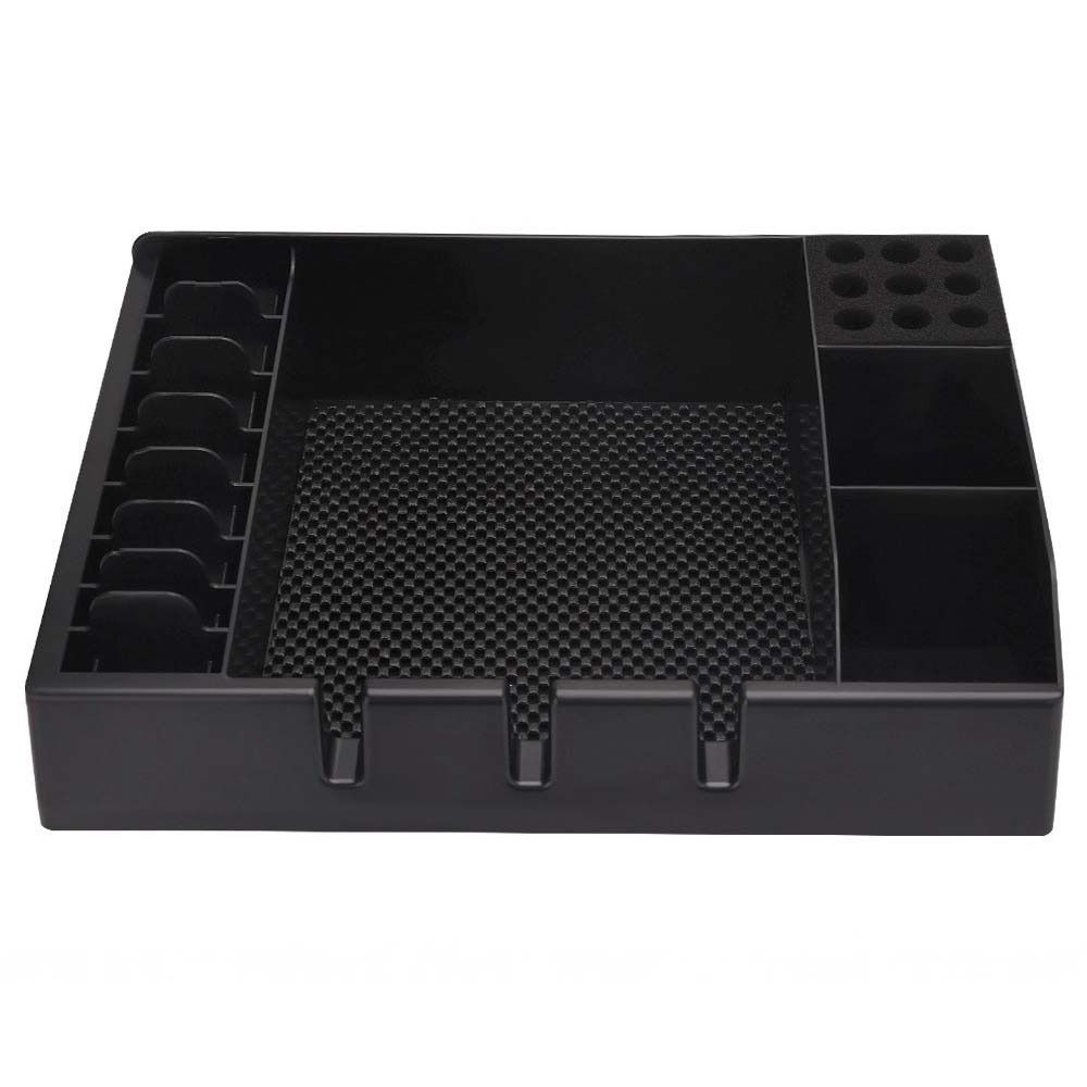 Storage Hair Clipper Tray Box Large Capacity Professional Hair Clipper Stand Barbershop