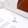 Женское колье Monada Цепочки из серебра 925 пробы Женщина на шее Кулон в виде хвоста дельфина Рыба Изящные украшения для женщин Ожерелье Серебряная Девочка
