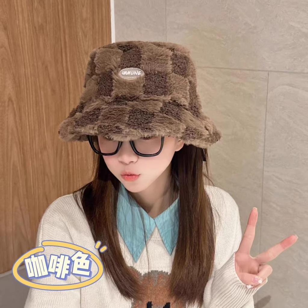 Женская модная кепка осень-зима утепленная теплая шапка корейский стиль холодостойкая ветрозащитная панама из шерпы