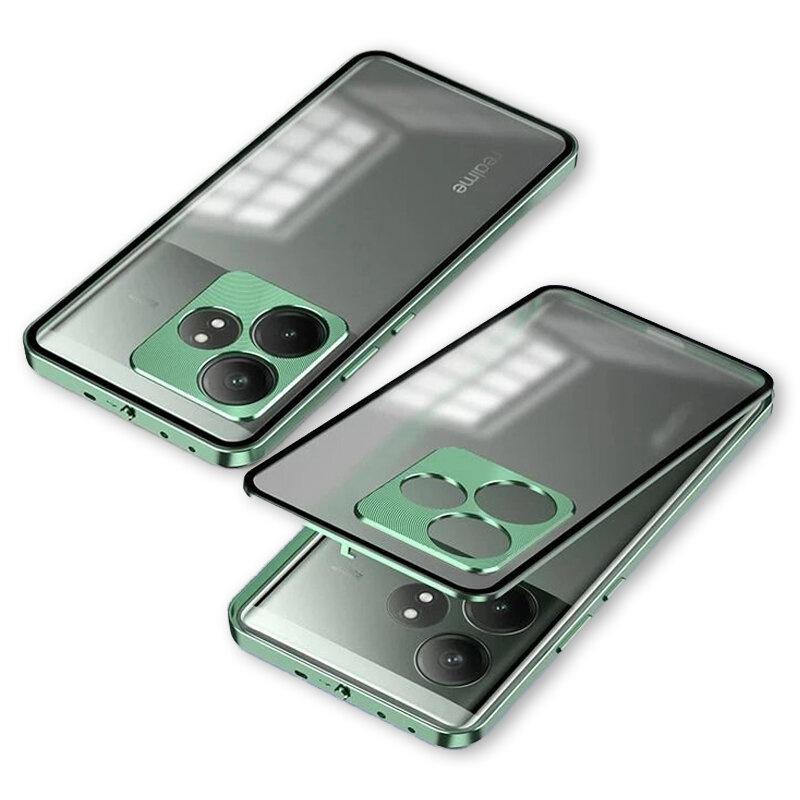 Case for Realme GT 6 / 6T, Frame Case, Green