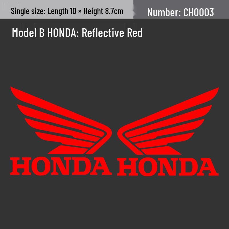 Мотонаклейки Honda Wings - Милые девчачьи наклейки с лазерной модификацией для электровелосипедов