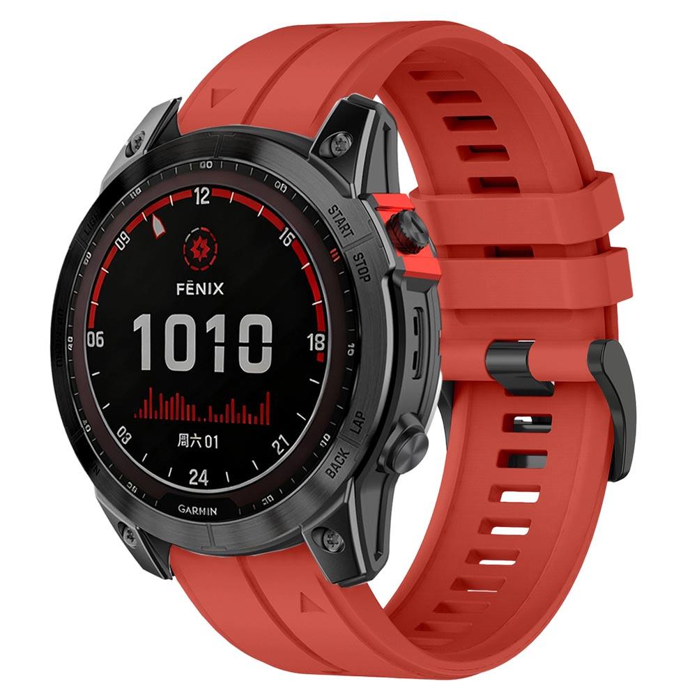 Силиконовый браслет для часов Garmin Fenix 7X 7 7S 6 6X Pro Ремешок для Fenix 5X 5S Plus 3HR 945 935 На запястье 20 22 26 мм QuickFit