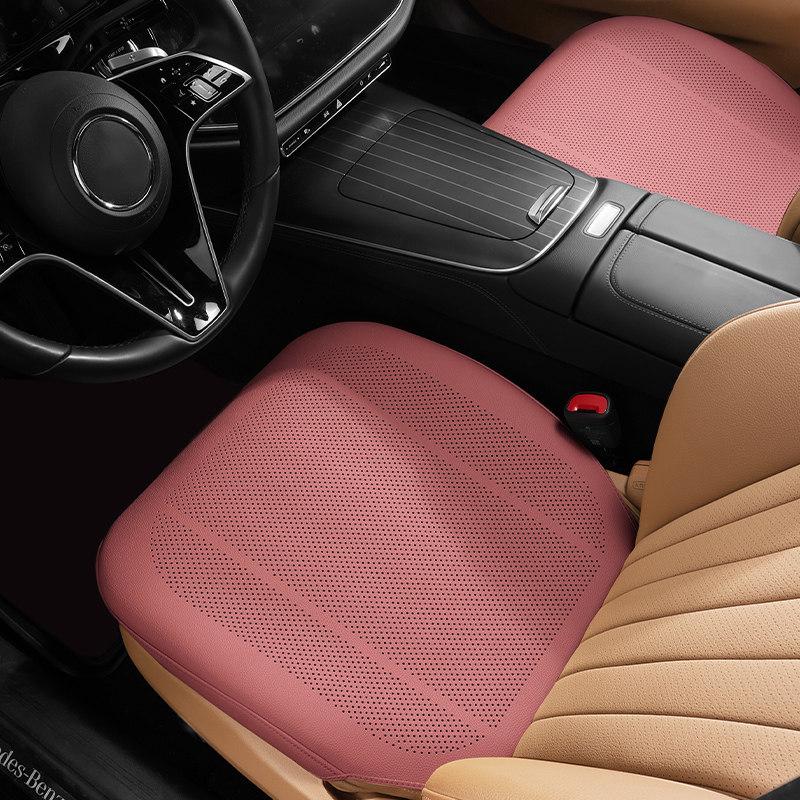 Подушка на сиденье из кожи наппа для Geely Galaxy L6, E5, E8 - Всесезонная, Универсальная посадка, Полное покрытие.