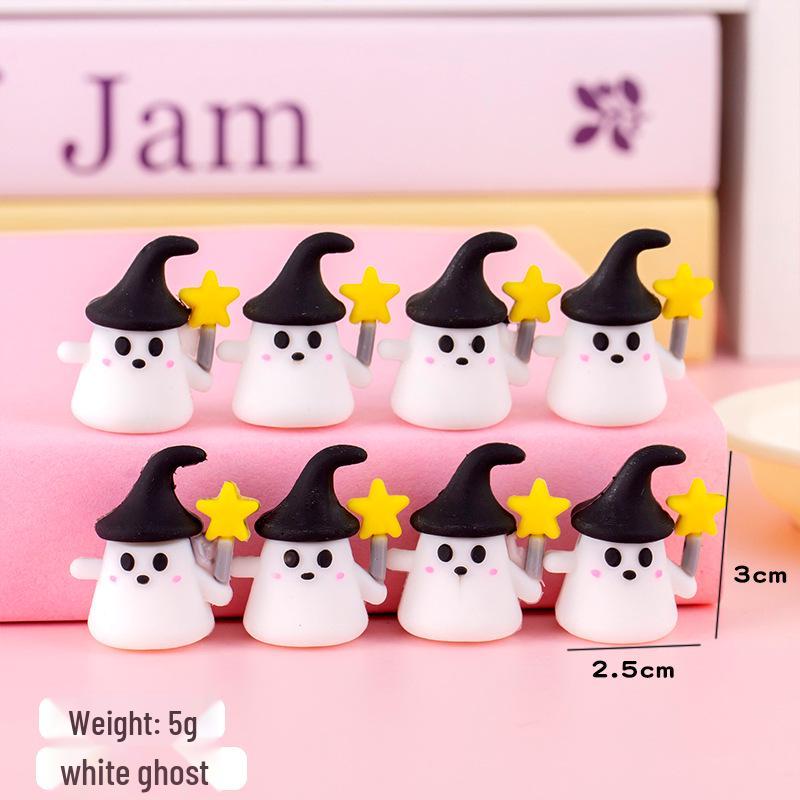 Креативные 3D Мультяшные Топперы для Карандашей - Милые Силиконовые Колпачки для Ручек для Украшений на Хэллоуин и Рождество