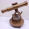 Brass Alidade Telescope 12.7 Cm with Base Compass