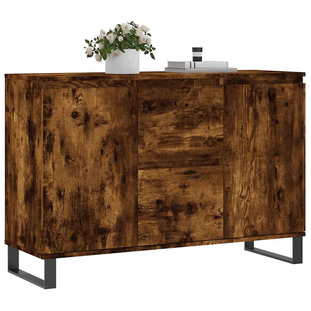 Vidaxl Szafka, Przydymiony Dąb, 104X35X70 Cm, Materiał Drewnopochodny