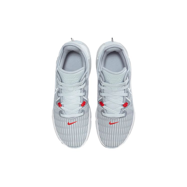 Nike Мужские кроссовки LeBron Witness 6 EP Pure Platinum серые университетские-красные белые DC8994-003
