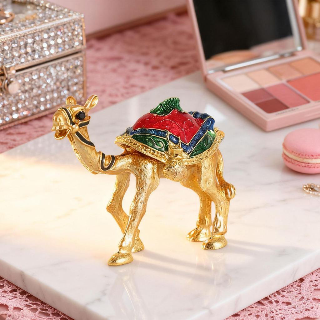 Figurine Animal Trinket Jewelry Box Crafts Collectible Tiny for Women and Girls Organizer