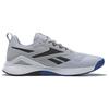 Reebok Тренировочные кроссовки Nanoflex с низким верхом, мужские, серый/черный, HP6106