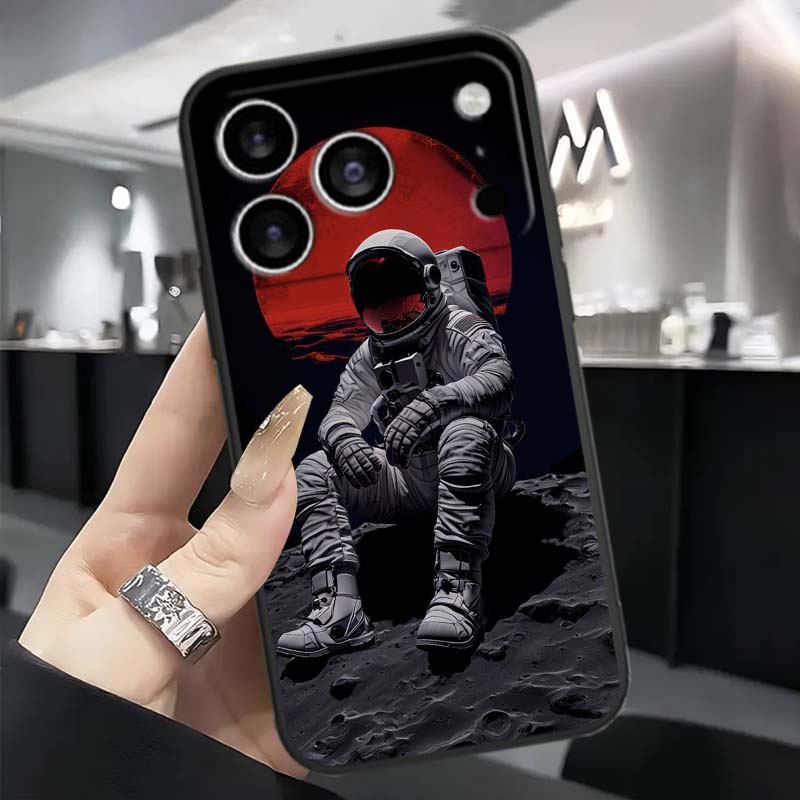Модель Райдер Крутой Чехол Для Телефона Для Apple iPhone 17 16 16E 15 14 13 12 11 Pro Max Plus Черный Мягкий Силикон