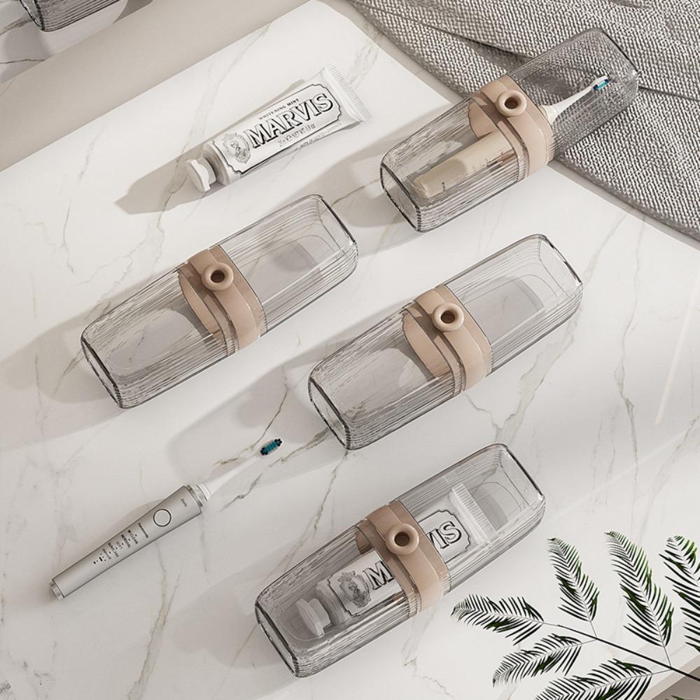 Portable Mouthwash Cup Light Luxury Toothbrush Box Lightweight Brushing Cup  Bathroom