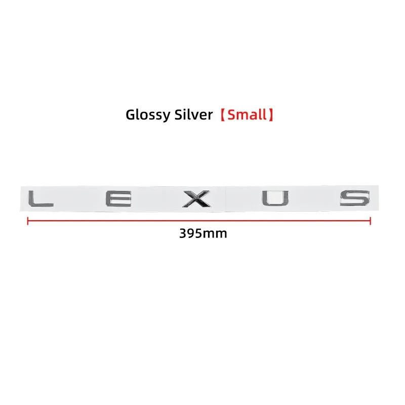 3D ABS Car Letter Emblem Rear Trunk Sticker Badge For Lexus NX IS 250 RX GS UX RX300 RX350 CT200H GX460 ES LX F sport GX