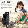 2Pcs Digging Tool Sand Scoop Shovel Set Black Beach Shovel Sand Sifter  Garden Gadgets