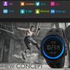Fashion Multifunction Sports Watch Display Date Calendar Week Alarm Unisex Watch