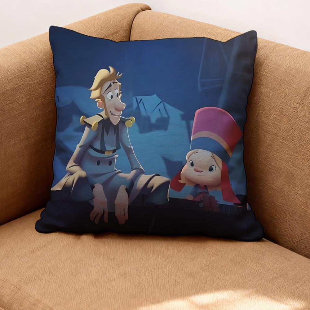 BLUE LOCK Cushion Cover Premium Comfort Reversible Pillow Cove -Two in One Design for Any Room & Car Interior