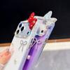 Япония и Корея IMD для чехла мобильного телефона iPhone17Promax Apple 16Pro жемчужный 15 чехол с бантом