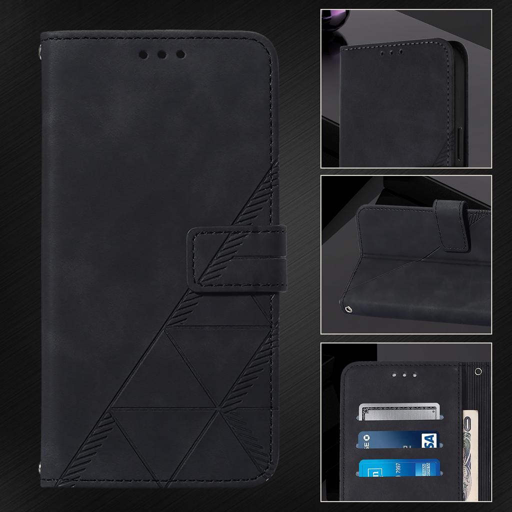 6-цветный модный деловой чехол-кошелек из искусственной кожи для Motorola Moto E13,E20,E30,E40,Moto G,Moto G Play,Moto G Stylus,G04,G05,G13,G23,G53...