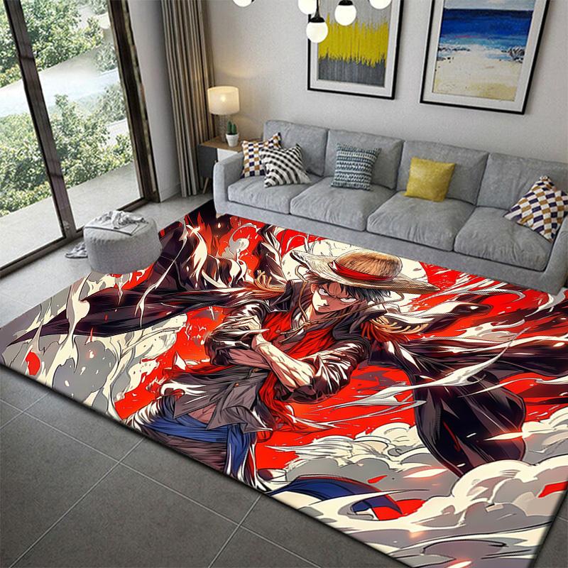 One Piece Classic Anime Pattern Rug Soft Non-Slip Durable Home Decor