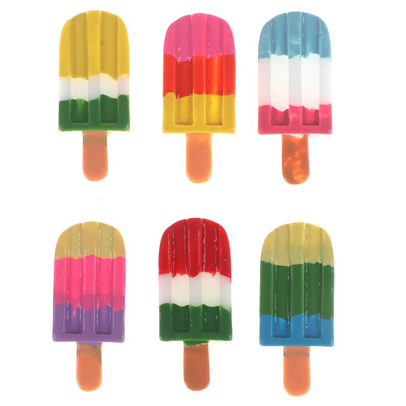 5Pcs 1:12 1:6 Dollhouse Miniature Popsicle Dolls Kitchen Food Accessories