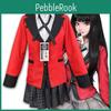 Kakegurui Jabami Аниме Юмеко Костюмы 5шт. Комплект Косплей Девочки Взрослые Ребенок