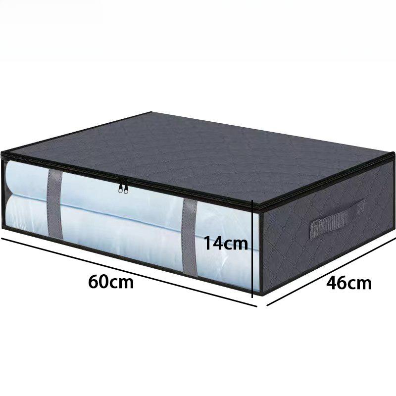 Премиальные сумки для хранения под кроватью - Очень большие складные пыленепроницаемые органайзеры с прозрачным окошком, для одежды, постельного белья и сезонных вещей