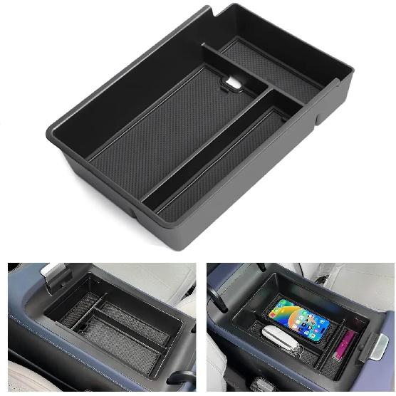 Для Xpeng G6 Car Center Console Lot Armrest Storage Box Organizer Interior Accessories Stowing Tidying Black Car Accessories