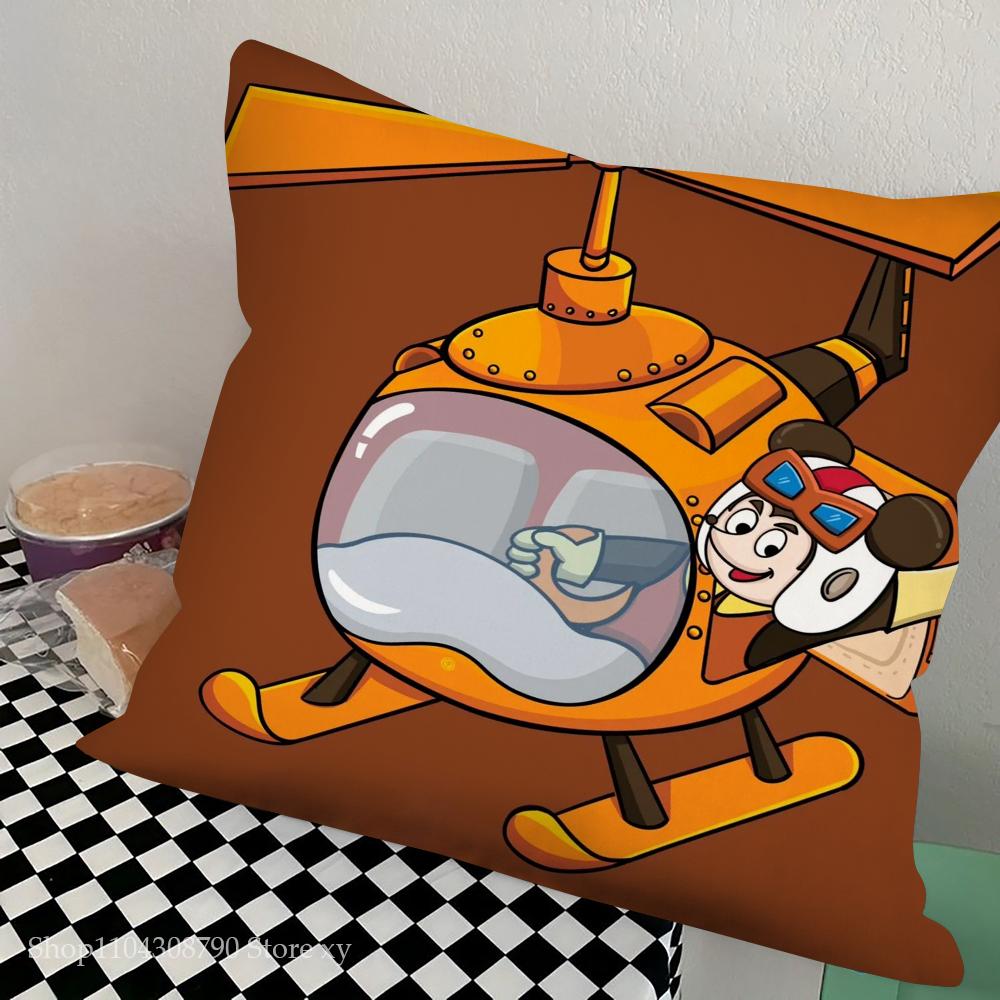 S-Shuke B-Beita Анимационная наволочка Квадратная подушка Спальня Диван Досуг Комфортная подушка Автомобиль Гостиная Домашнее украшение