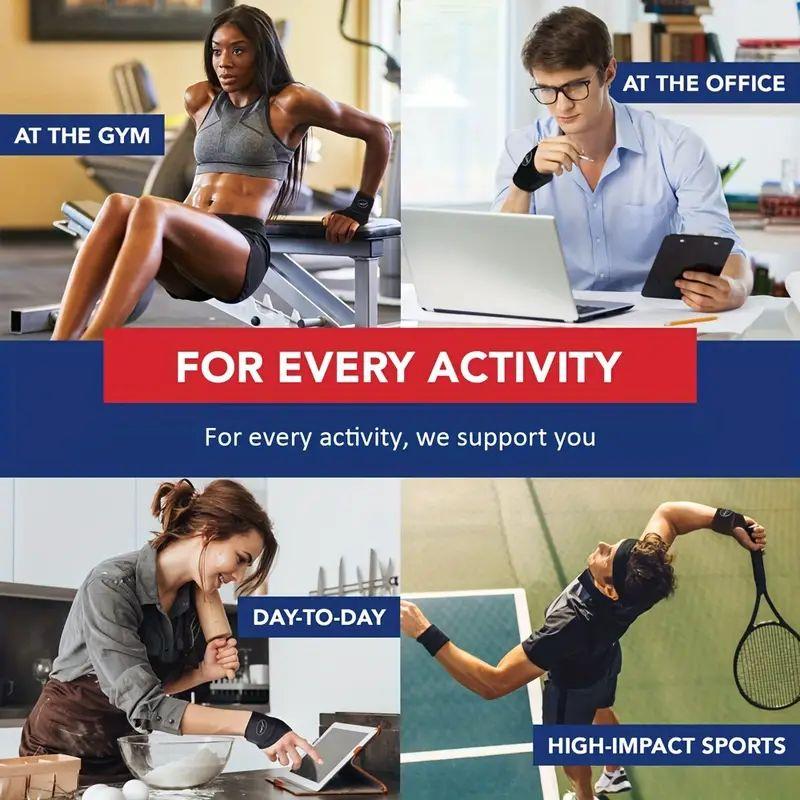 Регулируемый фиксатор запястья, идеально подходящий для женщин и мужчин, поддерживающий ремень для запястного канала, фитнес-фиксатор, подходящий как для правой, так и для левой руки