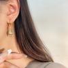 Красочные серьги-лотосы с капающим маслом для женщин, ретро, легкая роскошь, нишевый дизайн, высокая мода, персонализированный ювелирный подарок