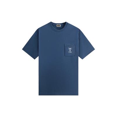 X Columbia South2 West8 Модная универсальная футболка с коротким рукавом и круглым вырезом Мужские футболки Синяя KHM033337-5055