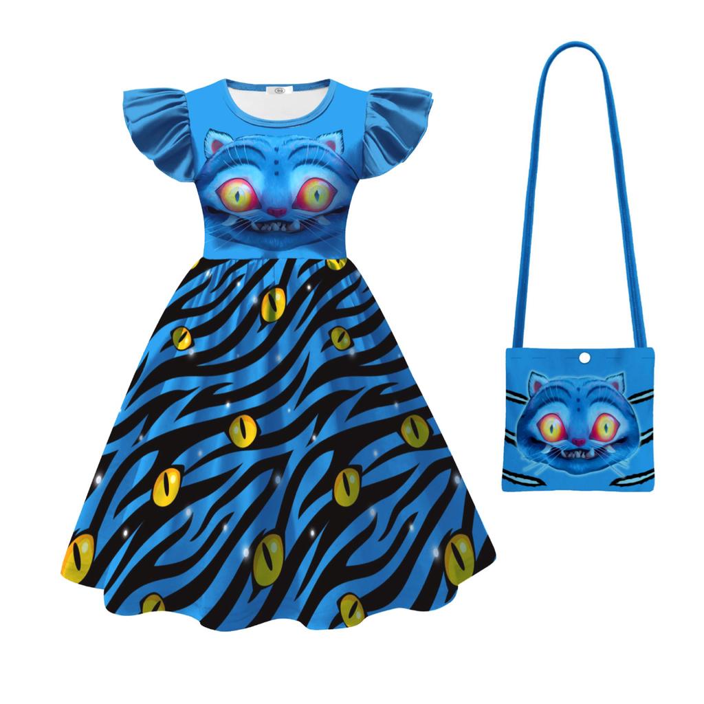 Stylish Simple Children's Clothing Casual Loose Comfortable Dresses Girls