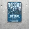 Группа Foreigner Ретро Винтажная Жестяная Вывеска Постер Декоративная Табличка Металлическая Пластина Настенный Декор