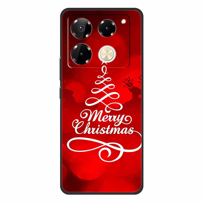 2024 Christmas Phone Cases For Infinix Note 40 Pro 4G 5G Cases Soft TPU Silicone For Note 30 4G 5G Infinix Note 40Pro 30Pro 4G