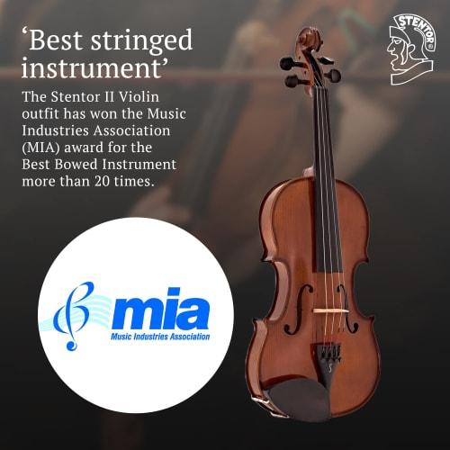 STENTOR SV-180 1/4 Violin Set [Reliable Japanese Manufacturer]