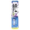 Pro-Flex Charcoal Toothbrush, Medium Bristles, 2 Pack