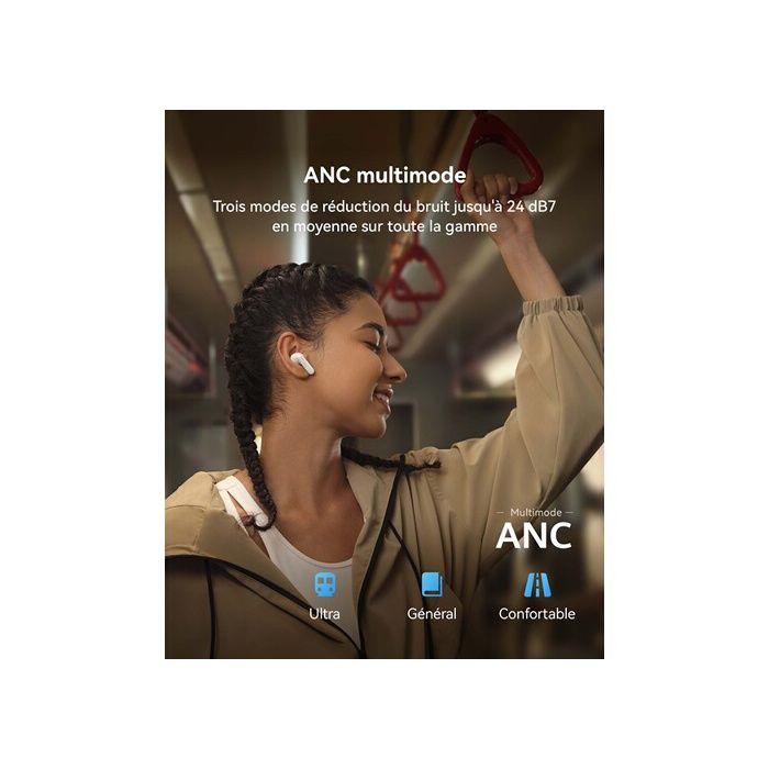 Ecouteurs sans fil - HUAWEI - FREEBUDS SE 4 ANC - Noir - Réduction de bruit active - IPX4