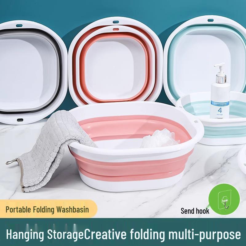 Портативный складной умывальник для ребенка, общежития и путешествий - Компактный, без перфорации