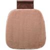 BONFORM Car Seat Cushion Moisture Absorbing Heat Generating Cushion Hip Shape Moisture Absorbing Heat Generating 45x45cm Brown 5793-43BR