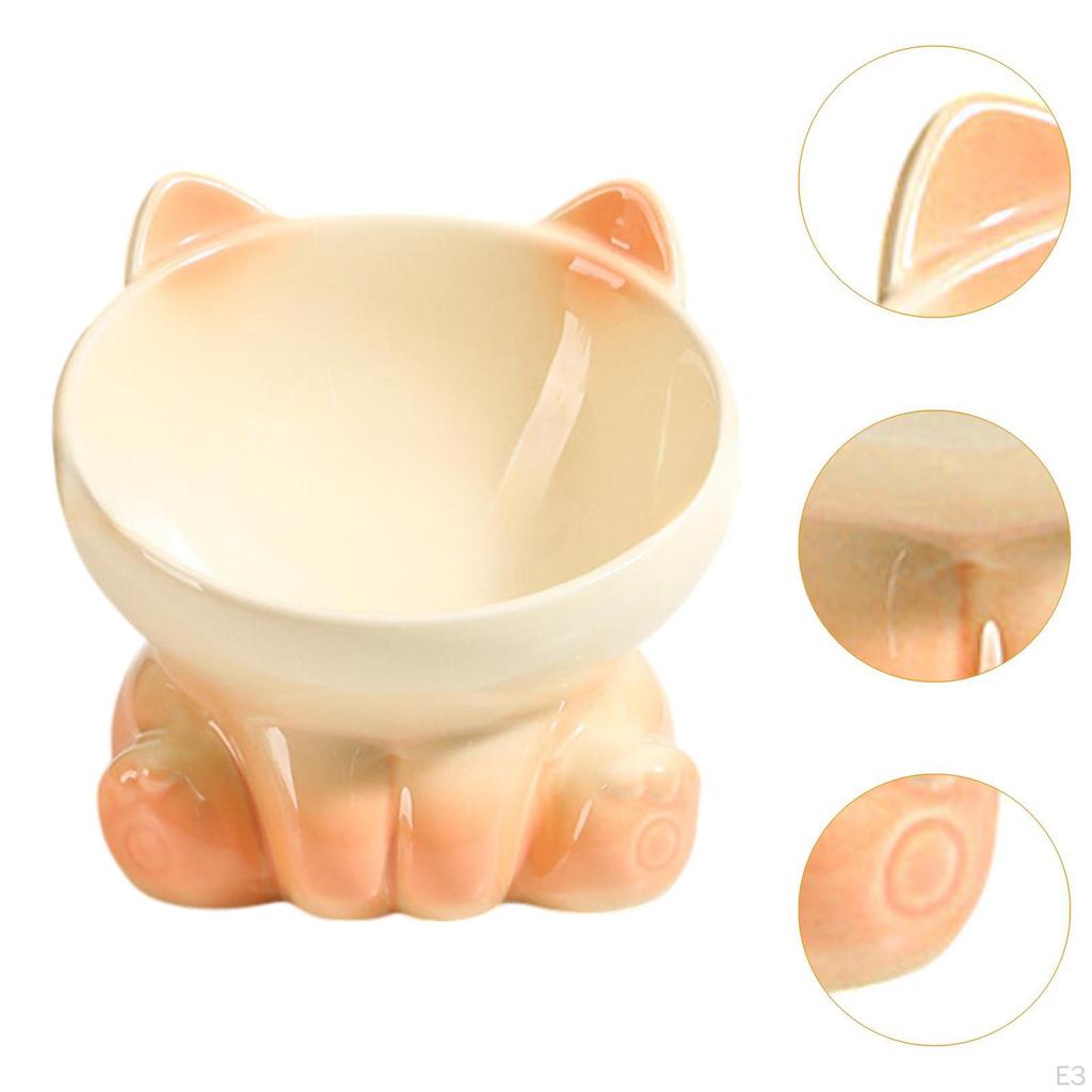 Миска для кормления кошек, фарфоровая емкость для поения, миска для корма собак и воды