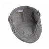Vintage Cotton Linen Beret Hat Men Women British Retro Flat Cap Breathable Summer Duckbill Cap Simple Newsboy Hat Unisex