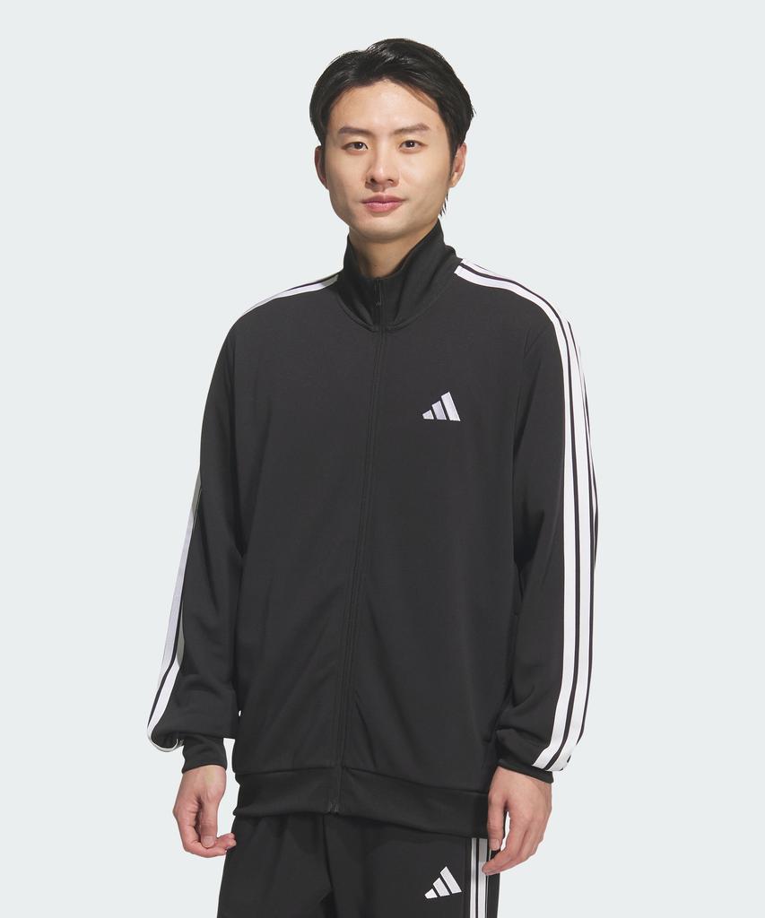adidas Спортивная кофта с 3 полосками, стандартный крой, двойной трикотаж Kr6429
