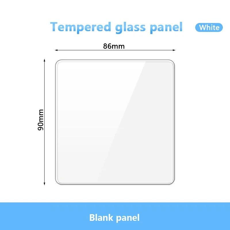 Стандарт Великобритании настенный светодиодный выключатель 2-позиционный розетка питания, 18 Вт быстрая зарядка универсальная двойная 3-контактная вилка USB Type-C стеклянная розетка