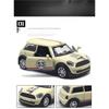 1/32 BMW Mini Cooper классический автомобиль Высокая симуляция Литой металлический сплав Модель автомобиля Инерционный Коллекция Детская игрушка Подарки