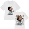 Rapper Chris Brown Breezy Bowl XX Tour 2025 Tshirt Unisex Women Fashion Hip Hop T Shirt Cotton Casual Oversized Tshirts Streetwear