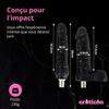 Accessoires pour godes - Eroticon - Tyrone Black - Lot de 2 - 17,5 cm et 20 cm - Compatible 3XLR