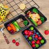 10/30pcs disposable Food Containers with Lids Plastic Bento Lunch Box Fruit Fridge Fresh-keeping Boxes Kitchen Food Storage