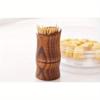 1PC Creative Bamboo Tube Shape Toothpick Holder Personality Household Solid Wood Toothpick Tank Living Room Kitchen Portable Wooden Toothpick Box