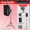 Комплект светодиодного видеоосвещения GVM SD80D RGB с регулировкой цветовой температуры