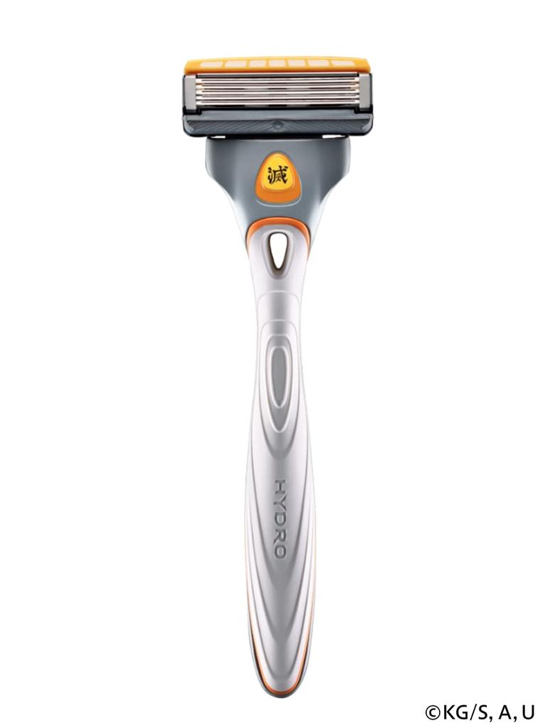 Schick Demon Kimetsu no Yaiba Zenitsu Agatsuma Model Hydro 5 Premium Holder blade 1 replacement with britation stand Slayer (с + лезвием)