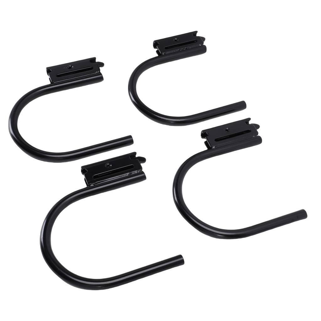 4PCS 5 Inch E Track J Hooks Heavy Duty Hanger for Enclosed Trailer Workshop Garage 1400lbs Load Capacity 1 2 Inch